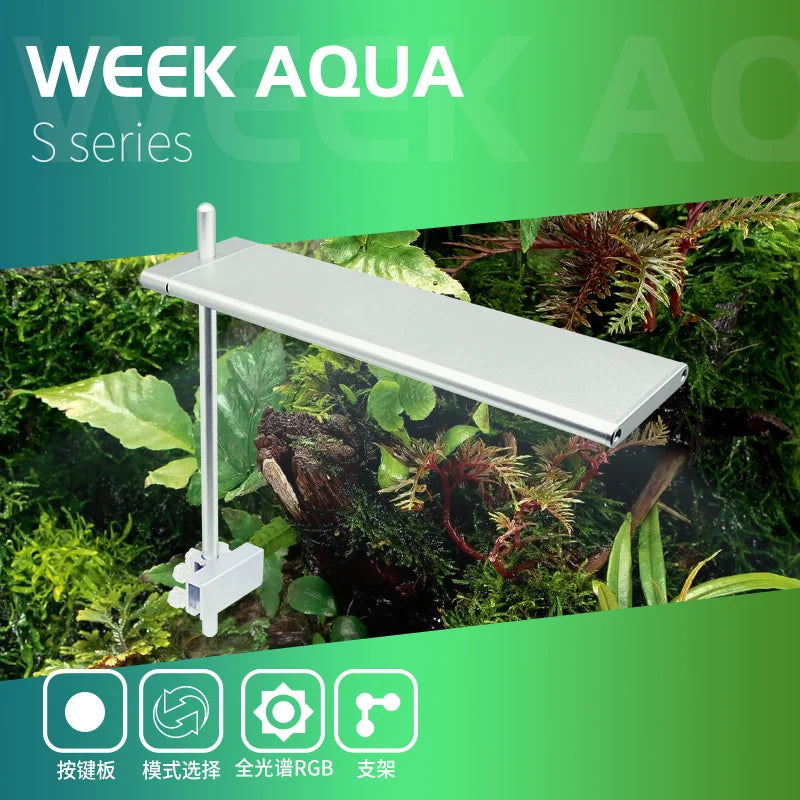 Week Aqua S Series LED Aquarium Lamp: ADA Style – PlantedPro