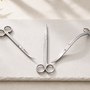 Aquascaping scissors comparison featuring professional stainless steel straight, curved, and wave aquatic plant trimming tools.