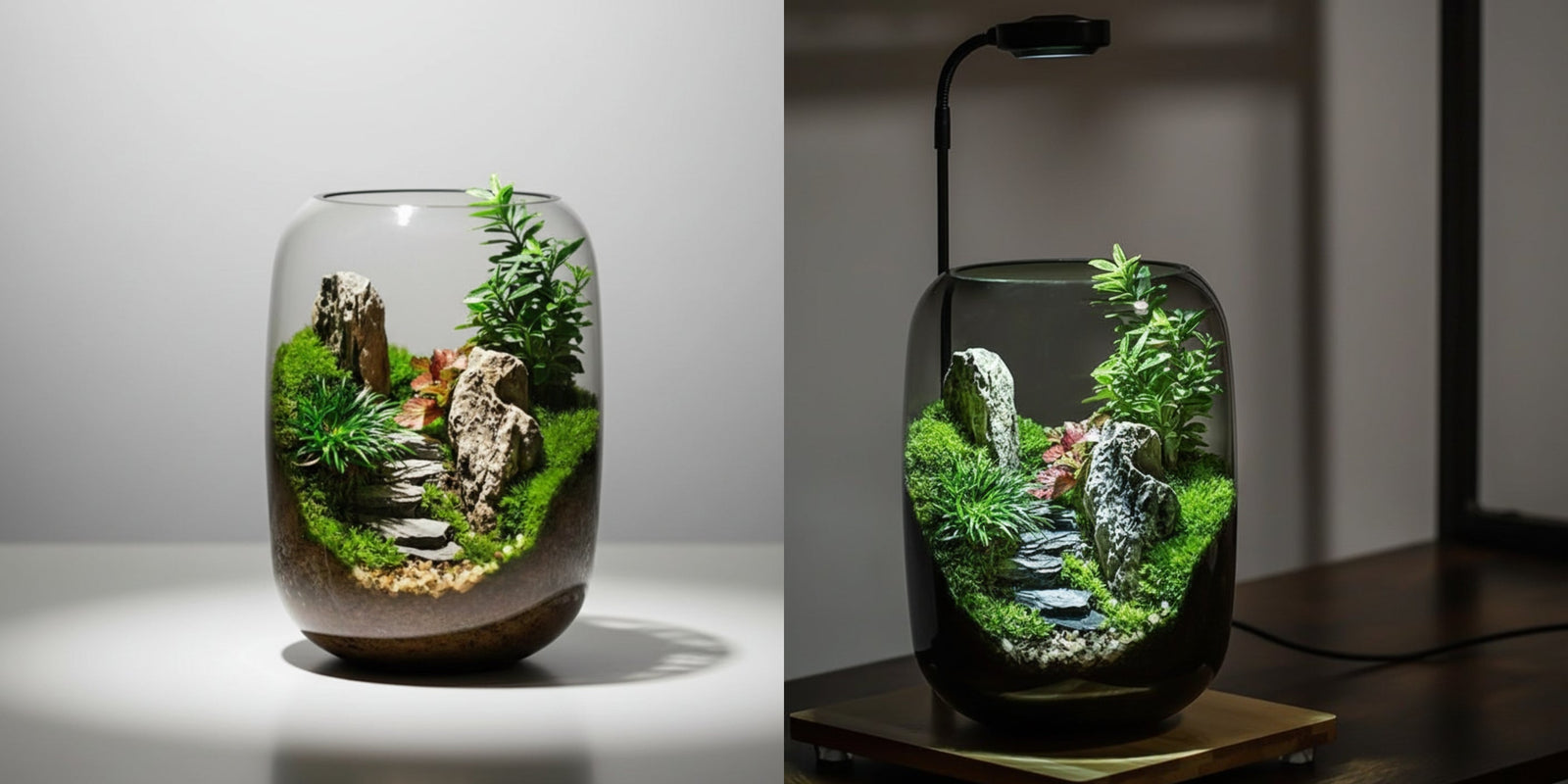 Green Mountain - Microlandscape [Including Internal Plants + Decoration]