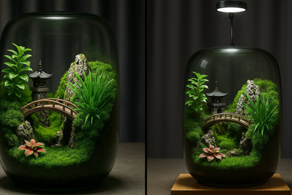 Pavilions Moss Microecological Landscape [Including Internal Plants + Decoration]