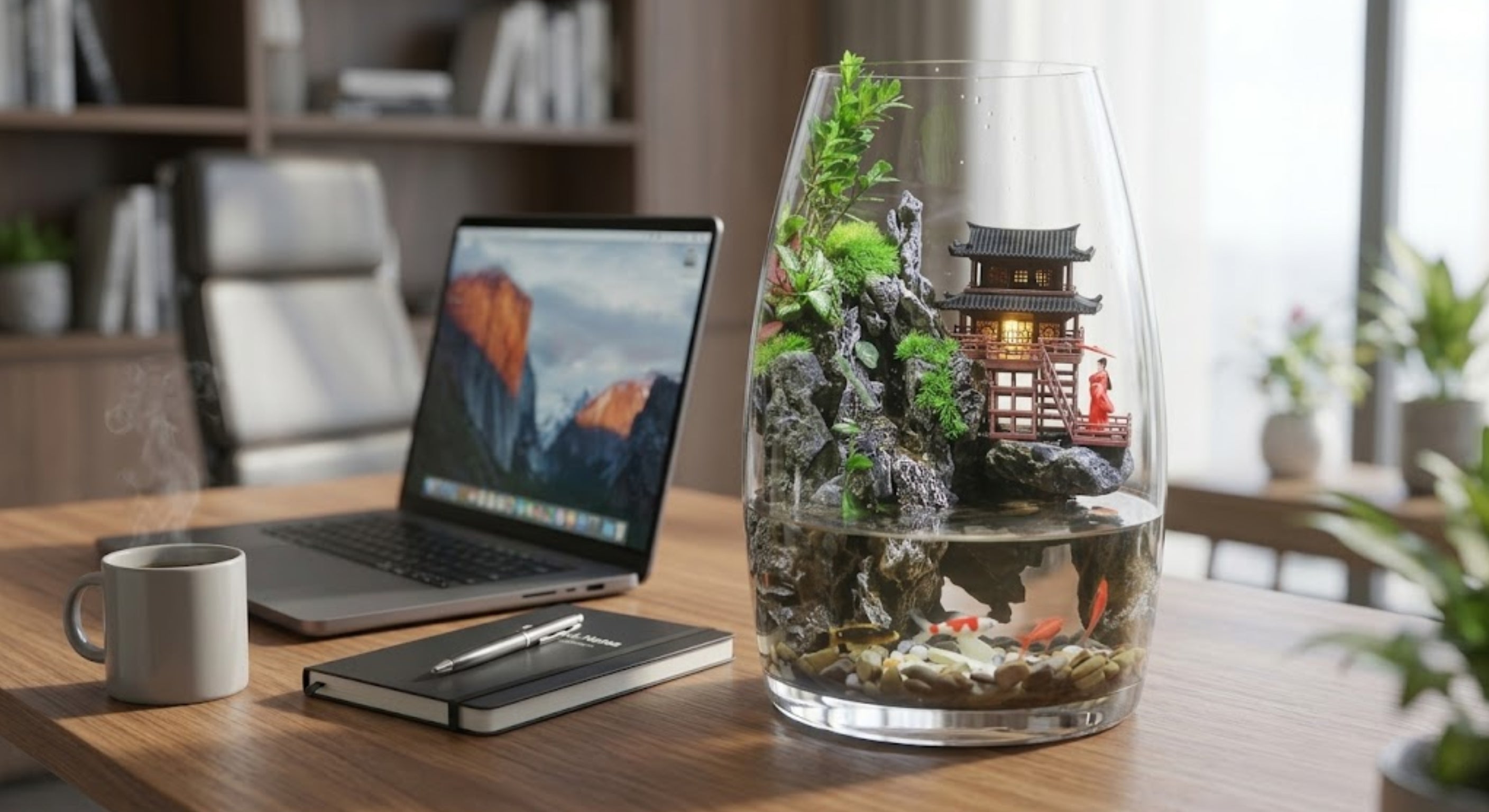 Zen Pagoda Mini Paludarium Review: The Best Desktop Nature Escape That Runs Itself