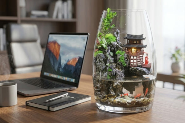 Zen Pagoda Mini Paludarium Review: The Best Desktop Nature Escape That Runs Itself