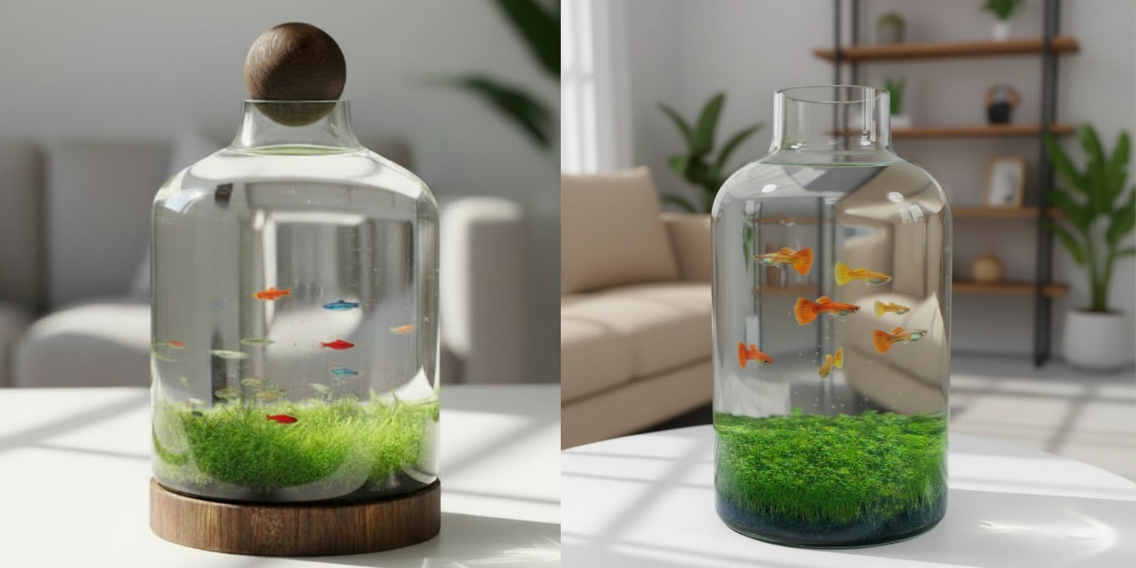 Drifting Bottle Ecological Aquatic Grass Tank