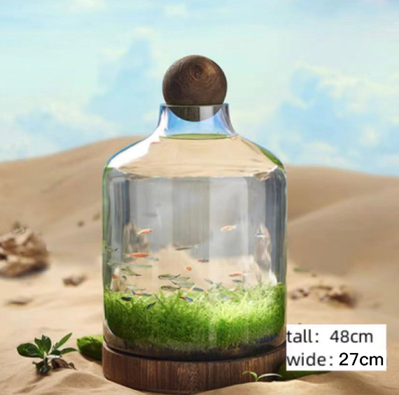 Drifting Bottle Ecological Aquatic Grass Tank