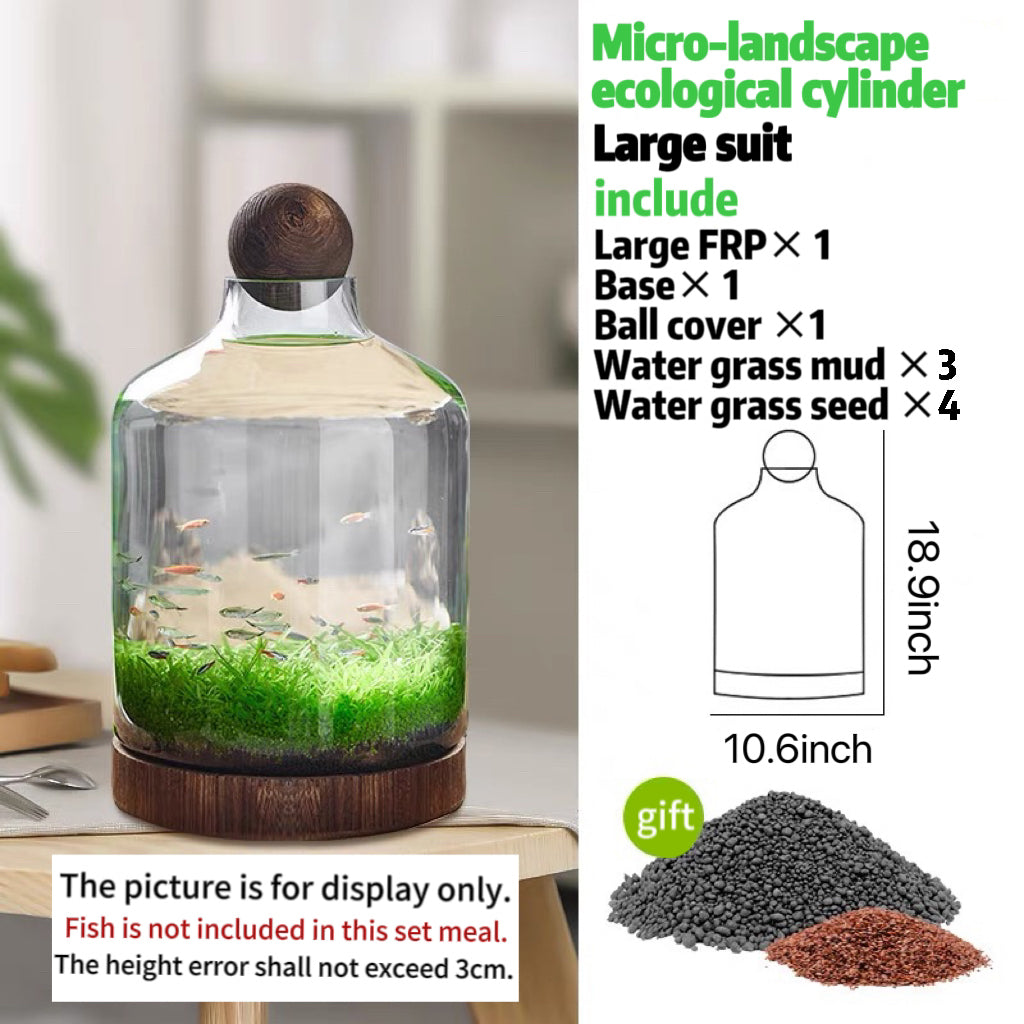 Drifting Bottle Ecological Aquatic Grass Tank