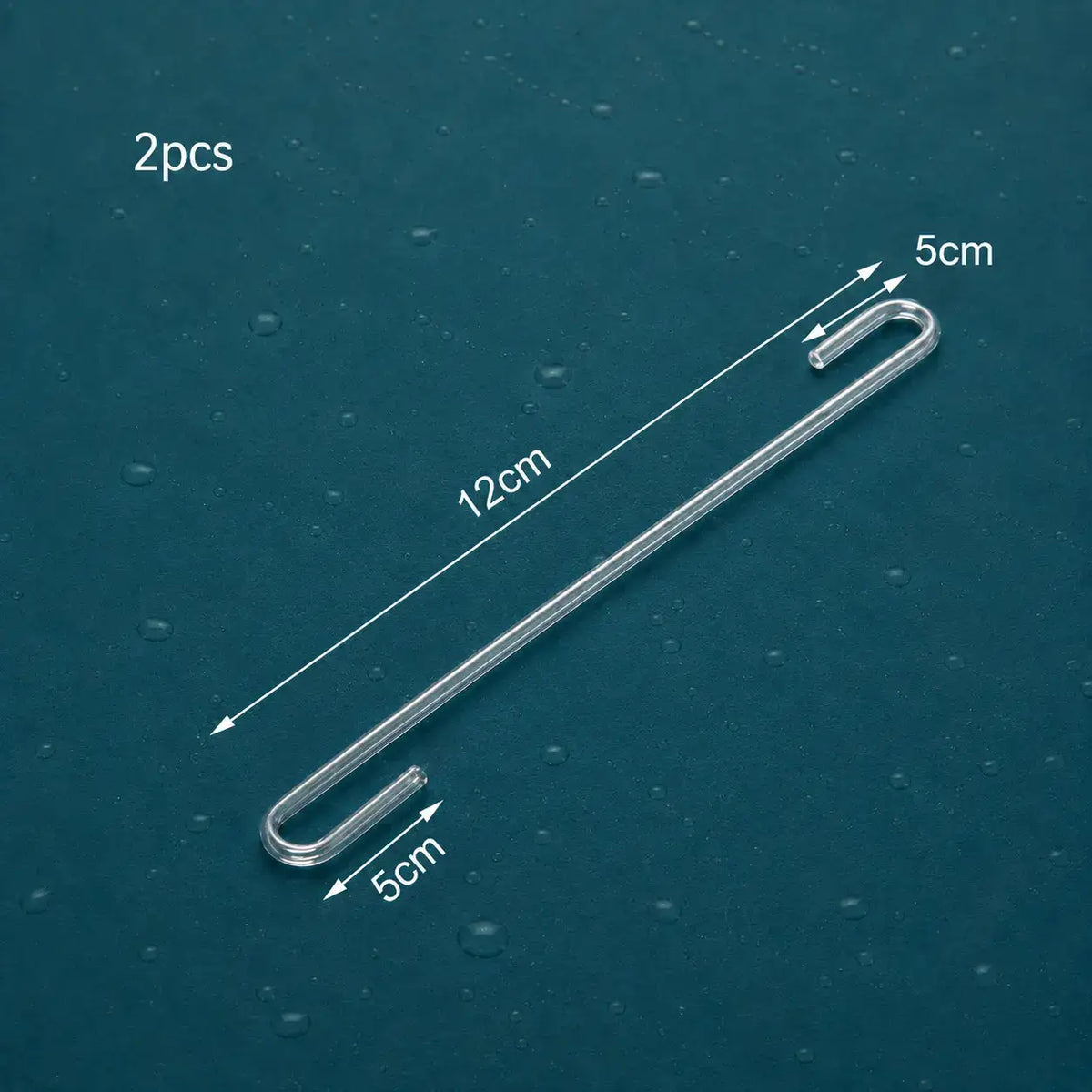 4mm Acrylic Aquarium Tube Connectors 2pcs — Straight, U, V, S Shape