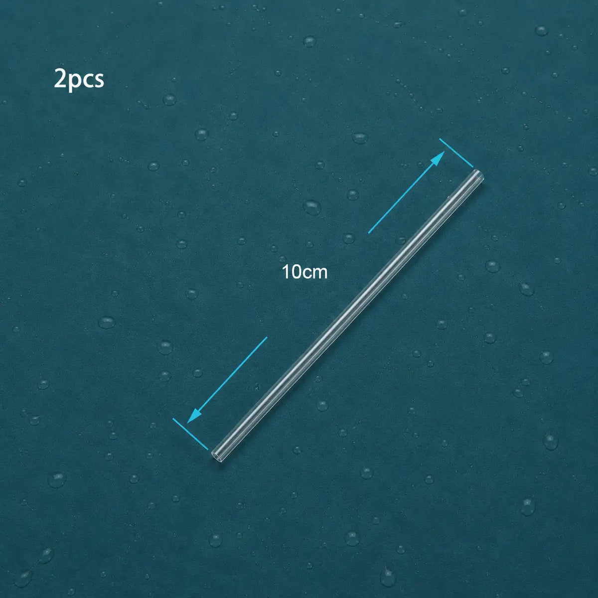 4mm Acrylic Aquarium Tube Connectors 2pcs — Straight, U, V, S Shape