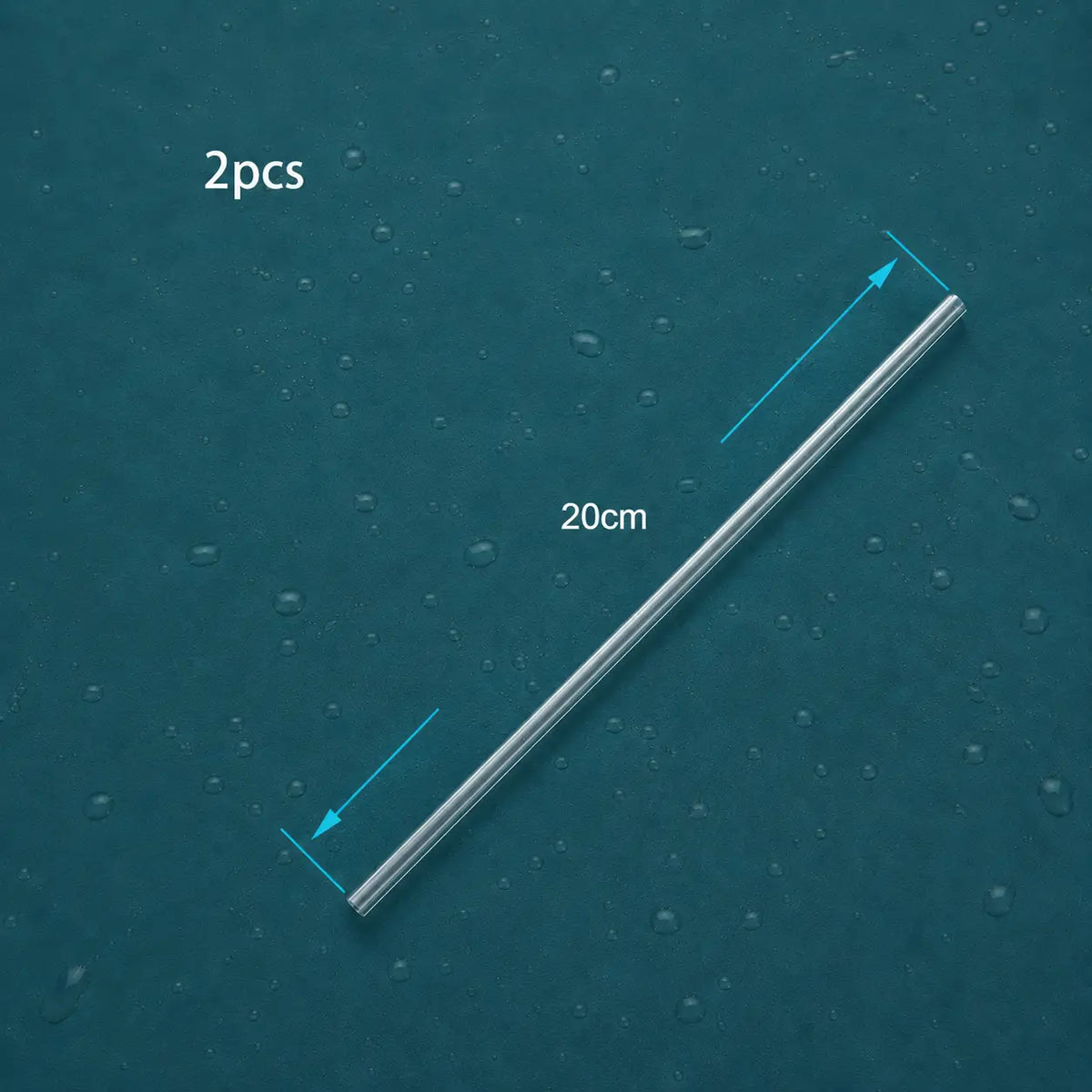 4mm Acrylic Aquarium Tube Connectors 2pcs — Straight, U, V, S Shape
