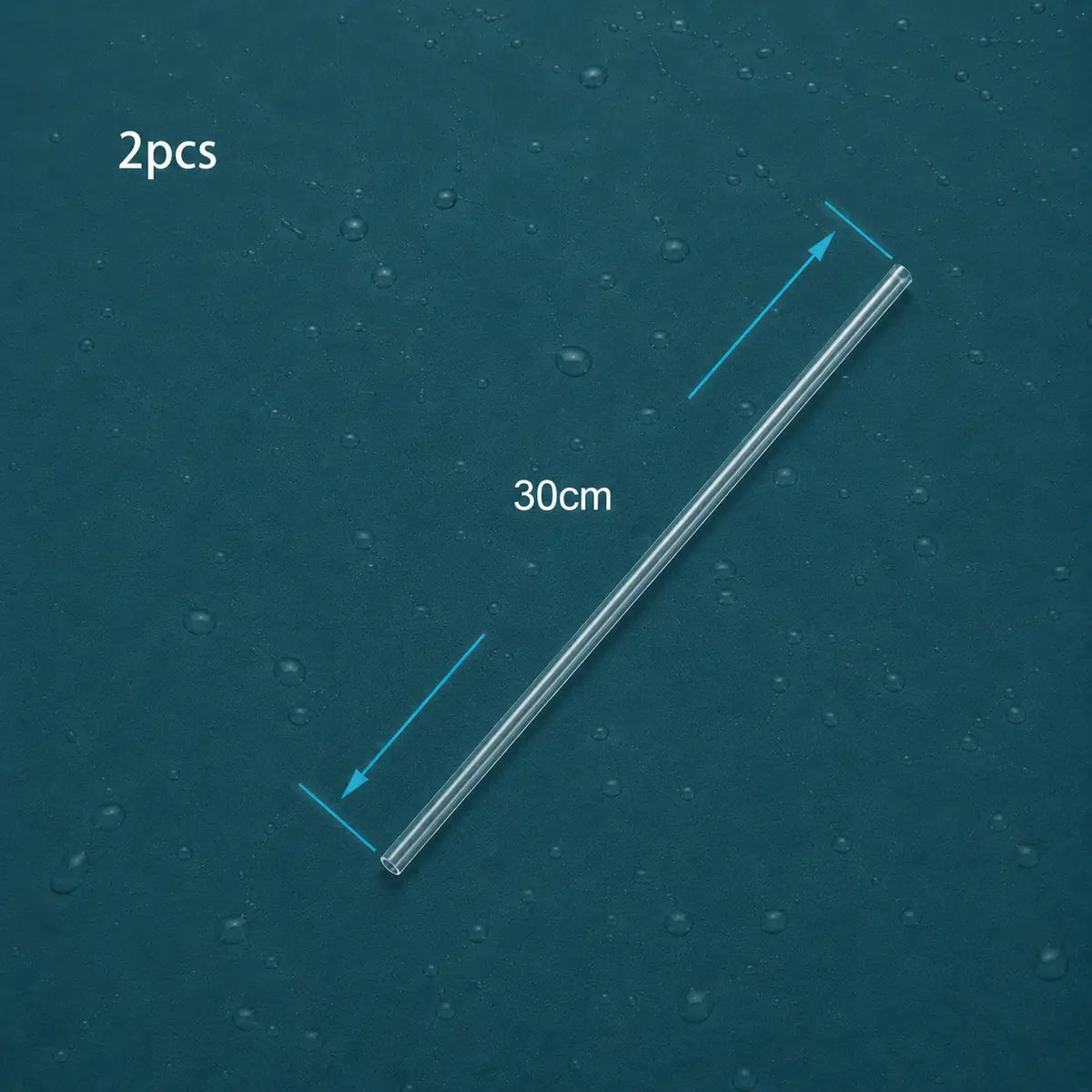 4mm Acrylic Aquarium Tube Connectors 2pcs — Straight, U, V, S Shape