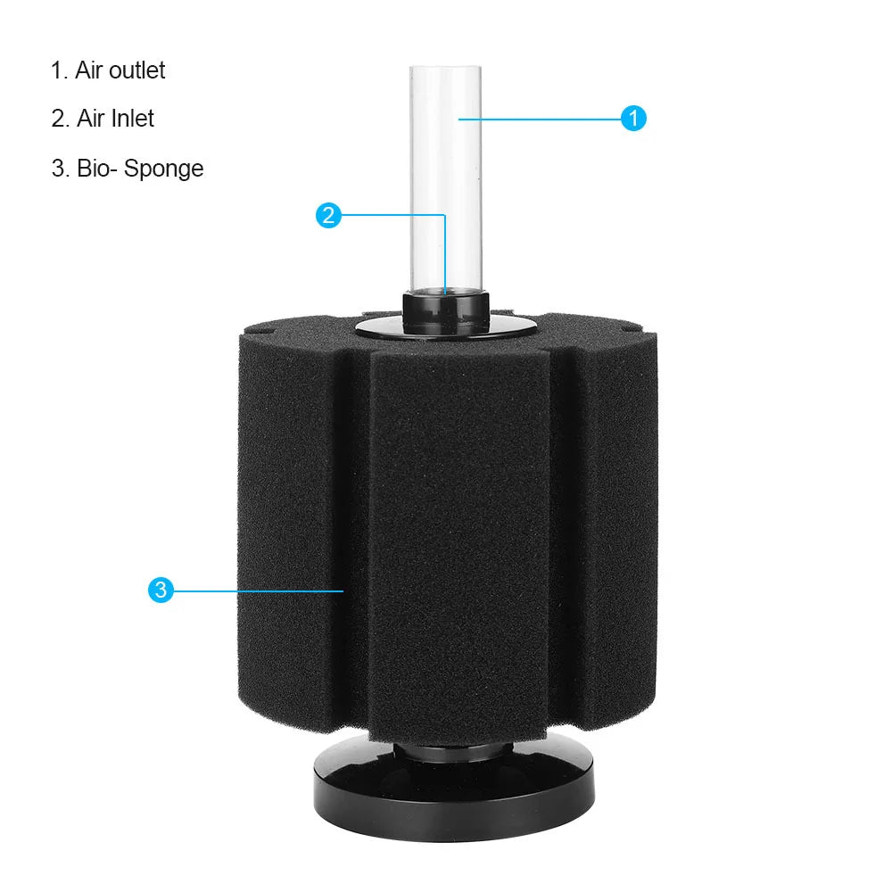 Aquarium Biochemical Sponge Filter - PlantedPro