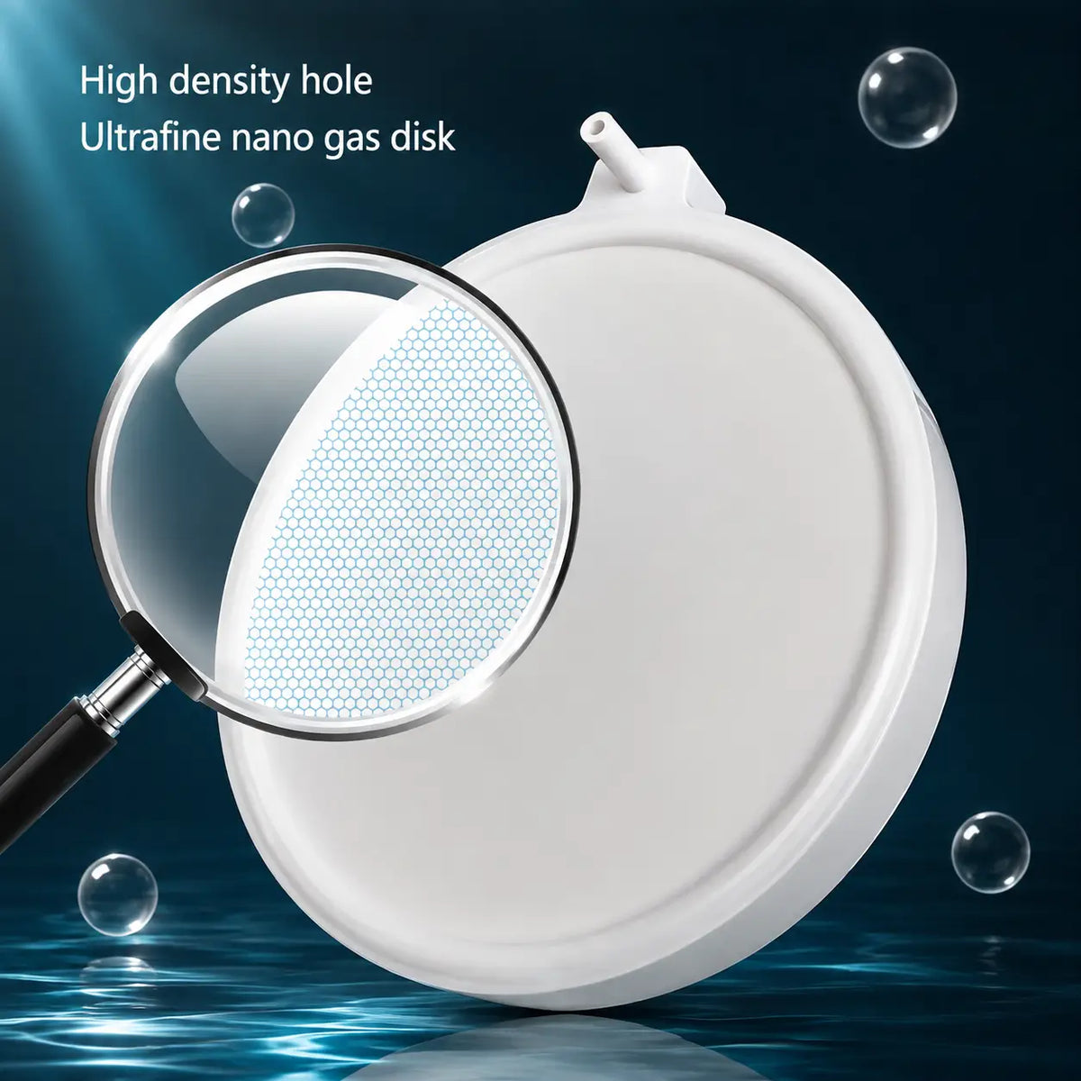 Aquarium Air Stone 35/50/80mm — Fish Tank Oxygen Aerator Diffuser