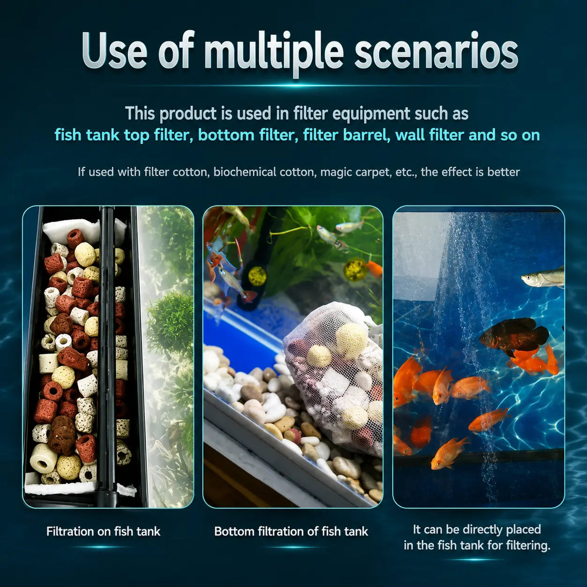 Aquarium Bio Balls Filter Media — Biochemical Filtration for Tanks