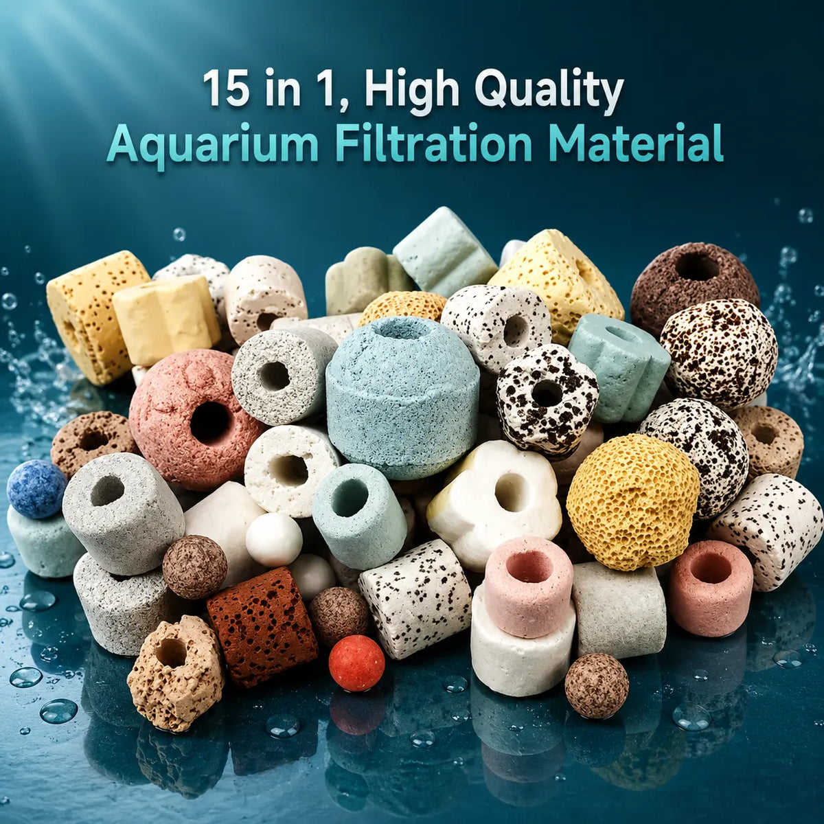 Aquarium Bio Balls Filter Media — Biochemical Filtration for Tanks