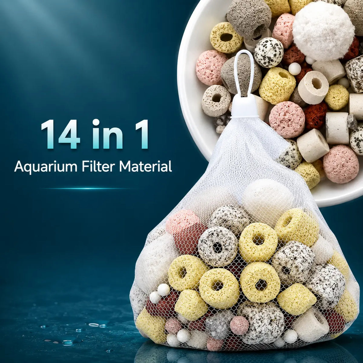 Aquarium Bio Balls Filter Media — Biochemical Filtration for Tanks