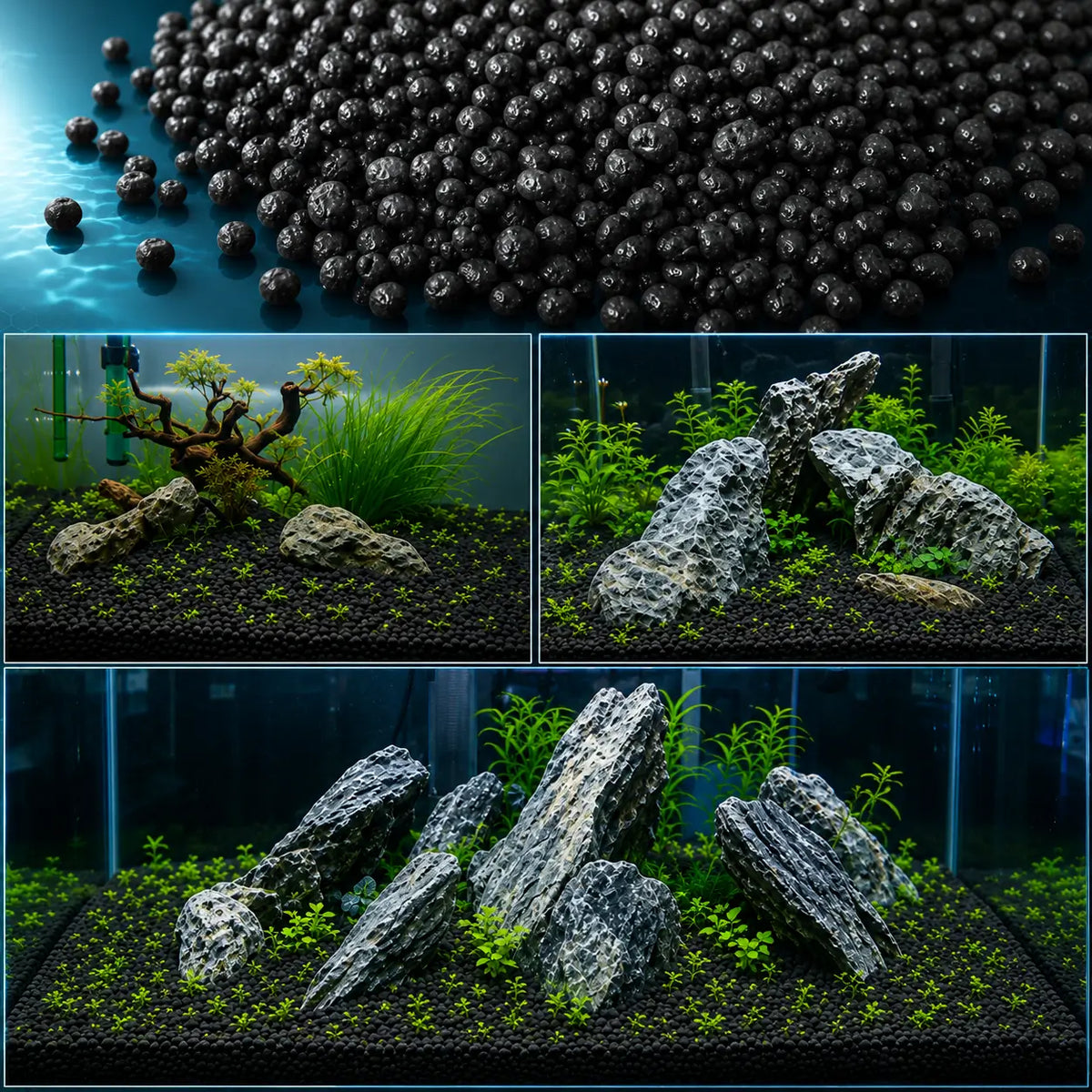 Aquarium Soil Substrate 500g — Natural Clay for Planted Tanks