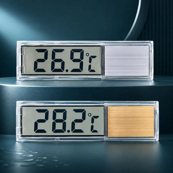 Aquarium Thermometer 3D Stick-On — Waterproof Fish Tank Monitor