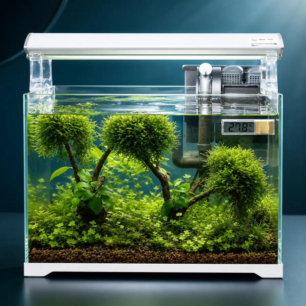 Aquarium Thermometer 3D Stick-On — Waterproof Fish Tank Monitor