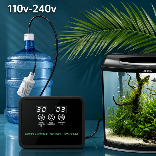 Automatic Misting System for Terrariums & Reptile Tanks with Timer