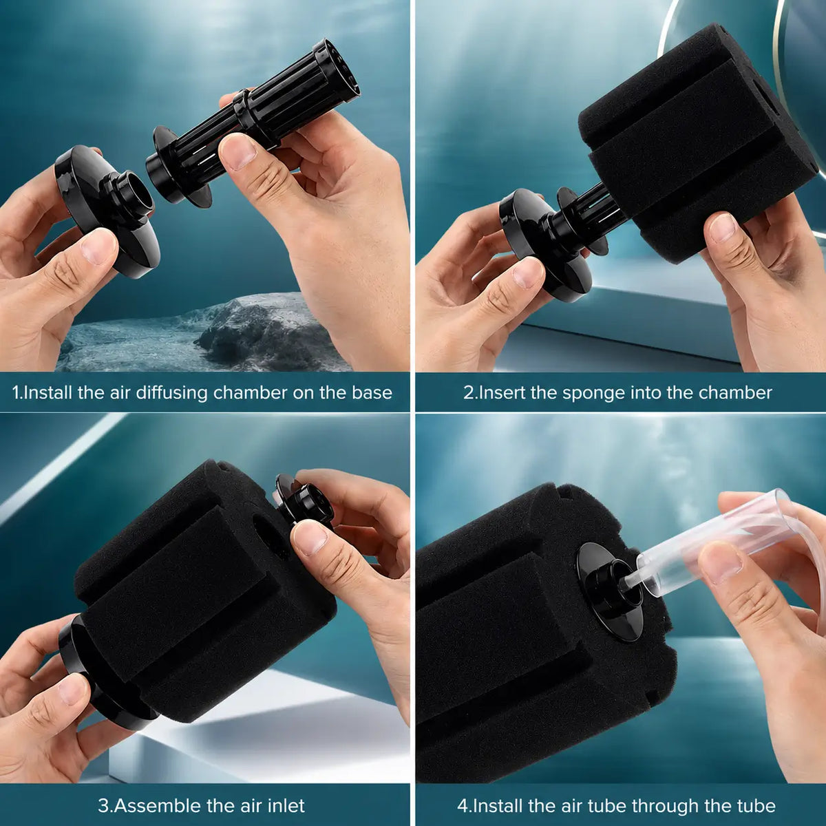 Biochemical Sponge Filter for Aquarium — Bio & Mechanical (FA011)