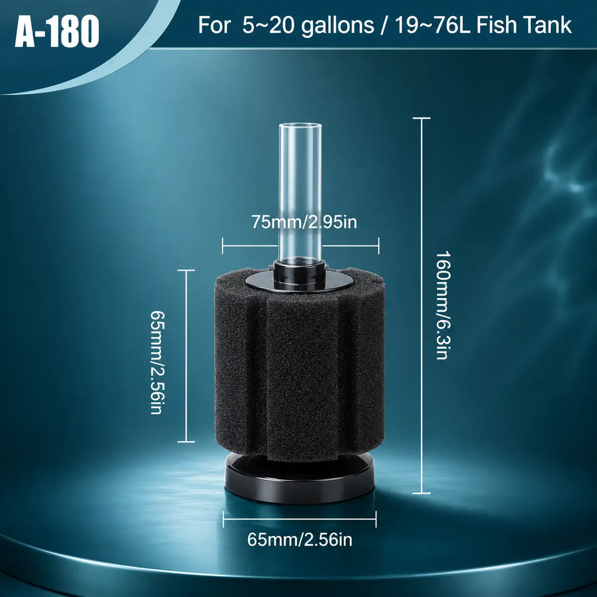 Biochemical Sponge Filter for Aquarium — Bio & Mechanical (FA011)