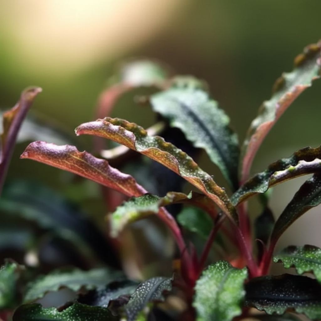 Bucephalandra Tissue Culture Multiple Plants cup packaging with healthy green rosettes
