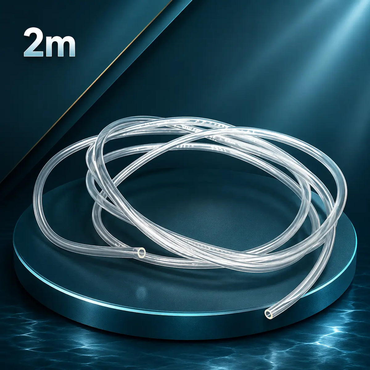 CO2 Proof Tubing 4x6mm, 2m & 5m — Clear Hose for Planted Aquarium
