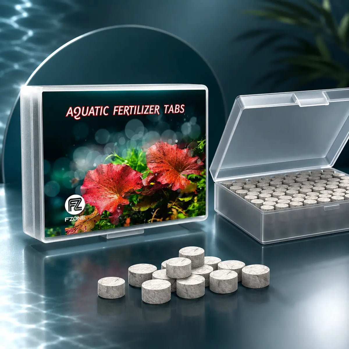 FZONE Aquarium Root Tabs — All-in-One Slow-Release Plant Fertilizer (56 Tabs)