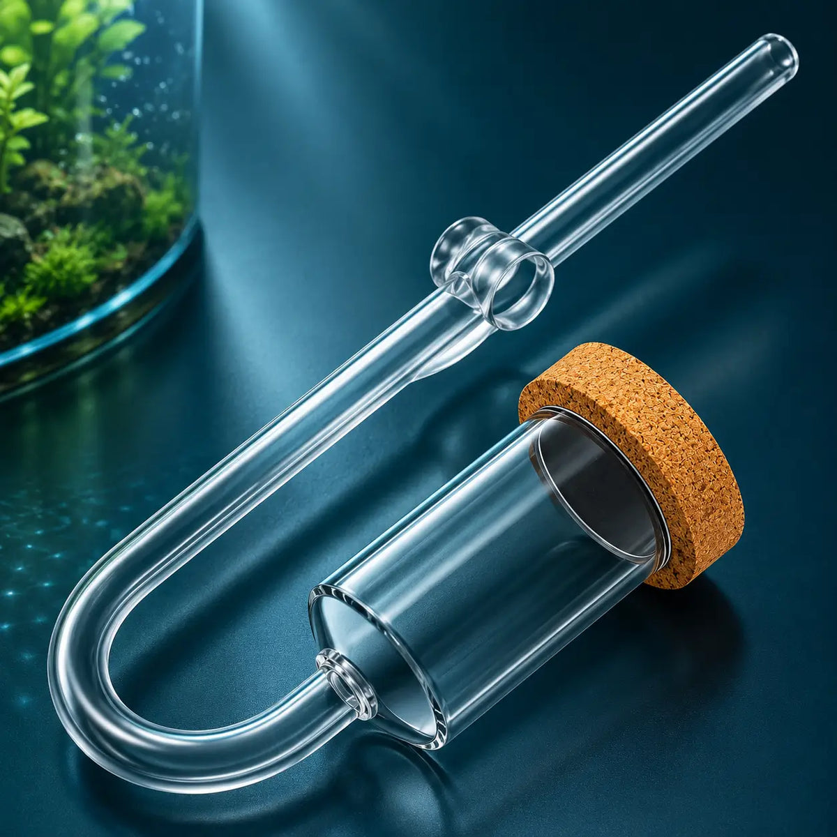 Glass Neo CO2 Diffuser for Planted Aquarium — Fine Mist (S/M/L)
