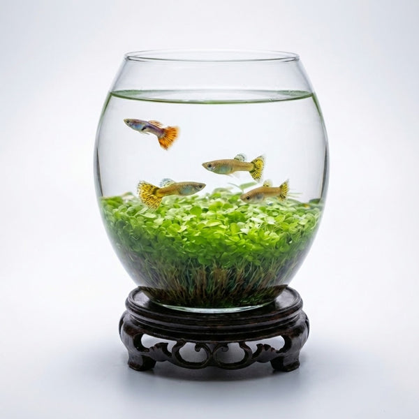 Goose egg-shaped water weed tank [Water Grass+Seeds]