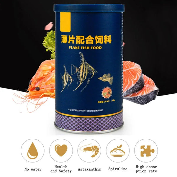 250ml Color Enhancing Fish Food for Goldfish & Tropical Fish