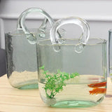 Handbag Fish Tank top-down view showing water chamber and interior layout