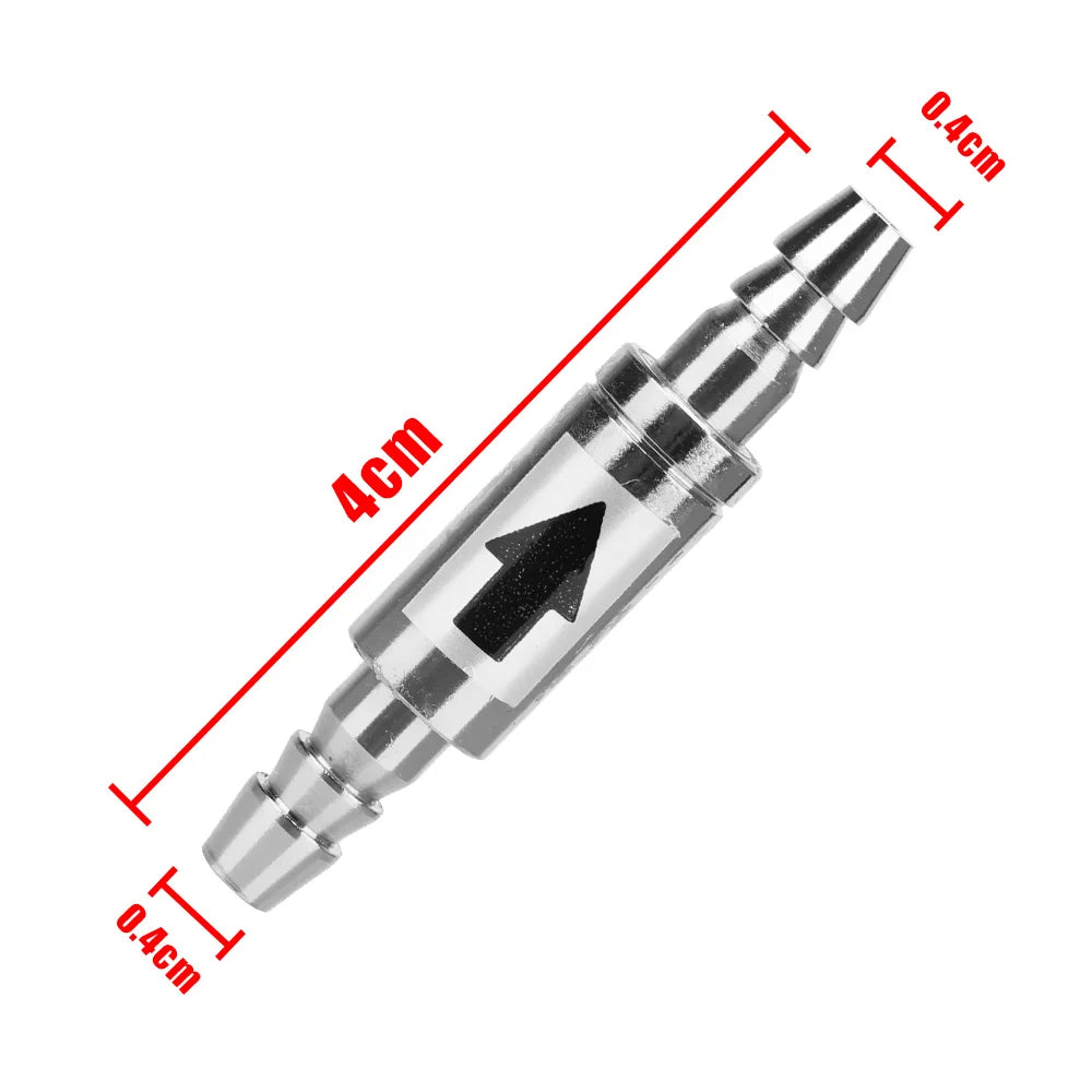 CO2 Non-Return Check Valve — 4mm Stainless Steel for Planted Aquarium | PlantedPro