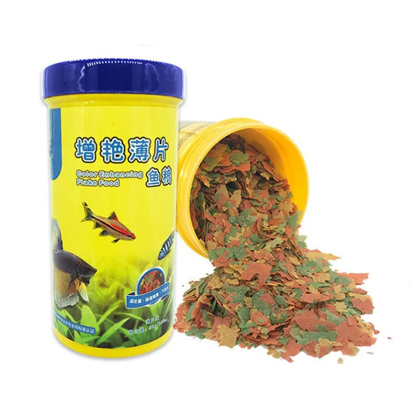 250ml Color Enhancing Fish Food for Goldfish & Tropical Fish