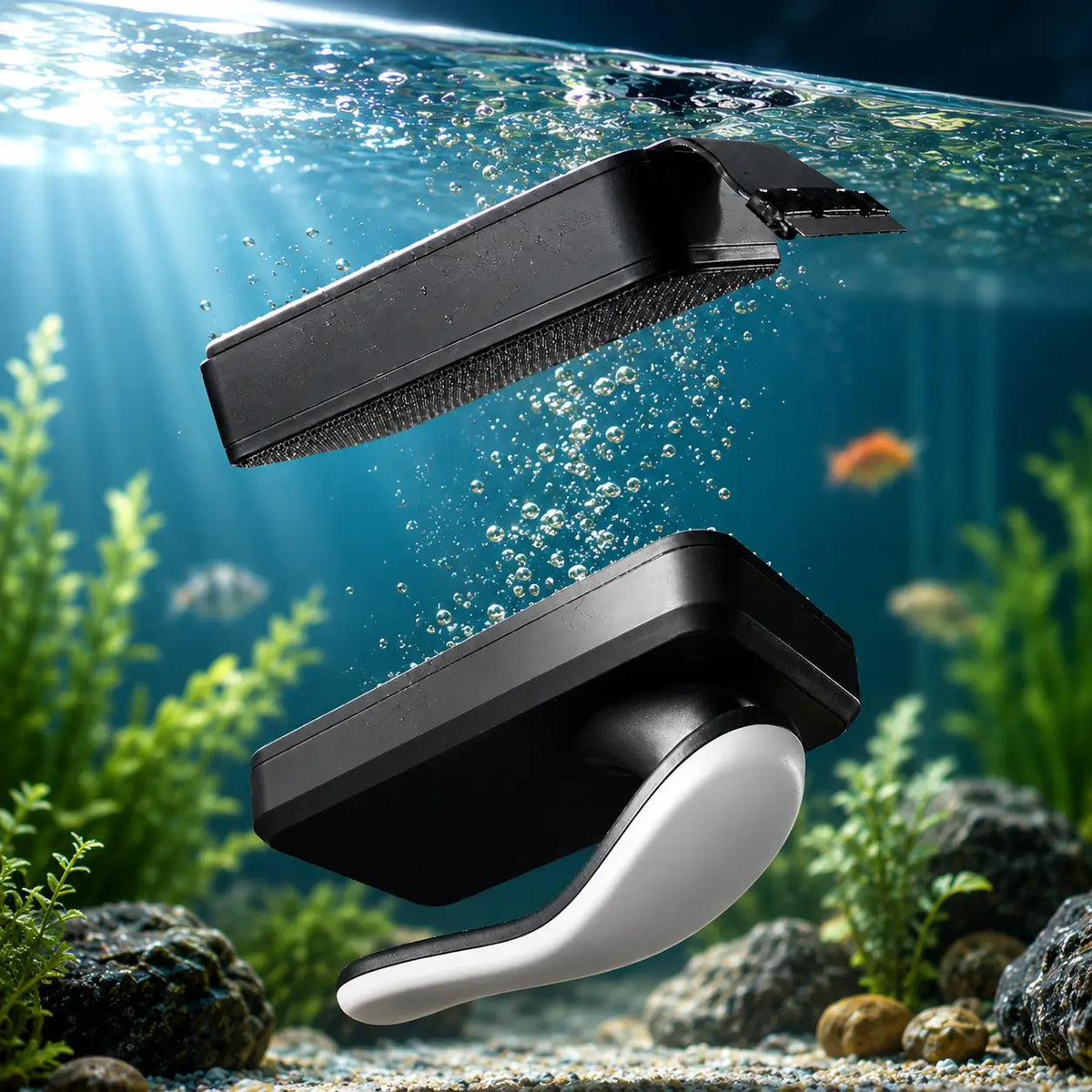 Magnetic Aquarium Glass Cleaner — Scratch-Free Algae Scraper