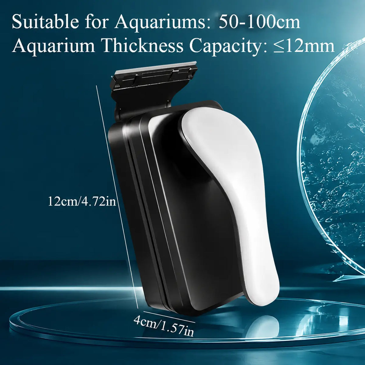 Magnetic Aquarium Glass Cleaner — Scratch-Free Algae Scraper