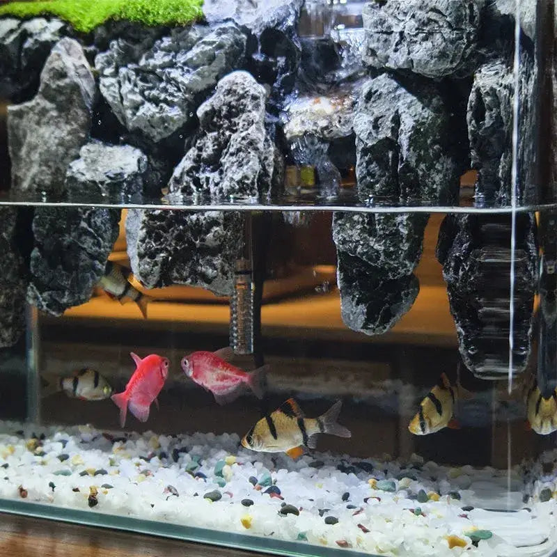 Moss Running Water displayed on a tabletop as a soothing flowing water desktop feature