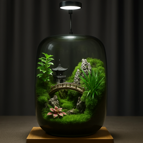 Pavilions Moss Microecological Landscape [Including Internal Plants + Decoration]