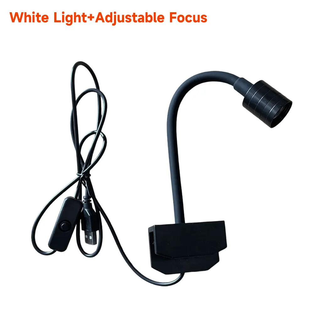 Mini USB Aquarium Light with 360° Rotation Clip Clamp