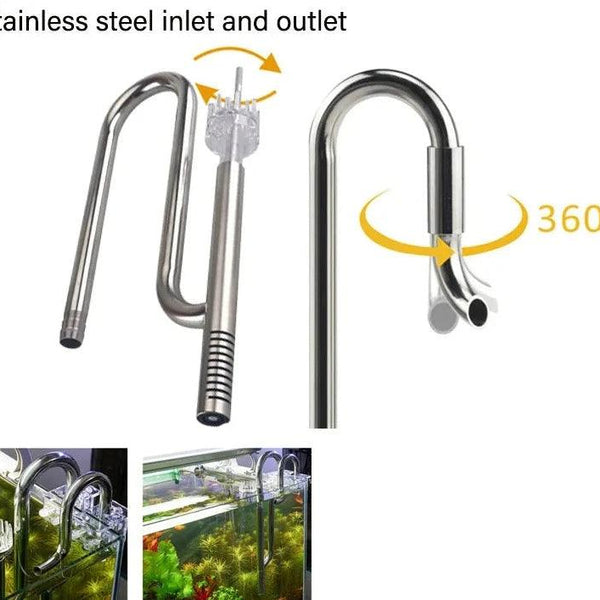 Aquarium Stainless Steel Lily Pipe - PlantedPro