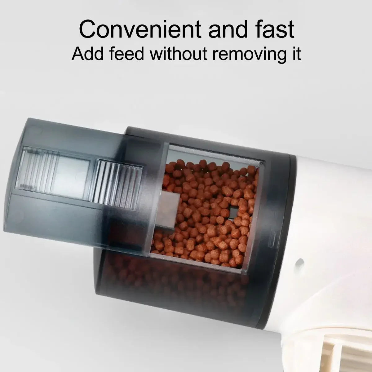 YEE Smart 360° Rotating Automatic Fish Feeder with LCD Timer - PlantedPro