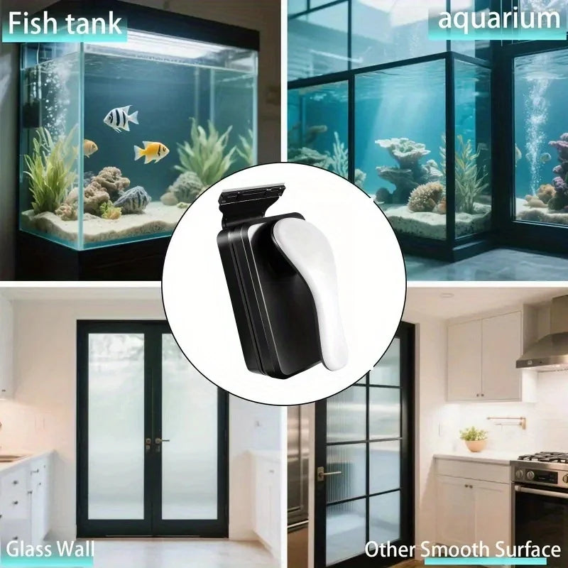 Magnetic Aquarium Glass Cleaner - Algae Scraper for Fish Tank, Scratch Free