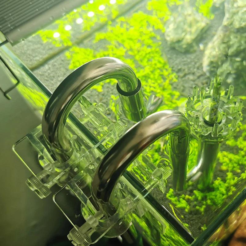 lily pipe water flow Stainless Steel Lily Pipe — Inflow/Outflow 12mm & 16mm for Planted Aquarium