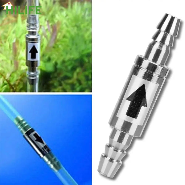 CO2 Non-Return Check Valve — 4mm Stainless Steel for Planted Aquarium | PlantedPro