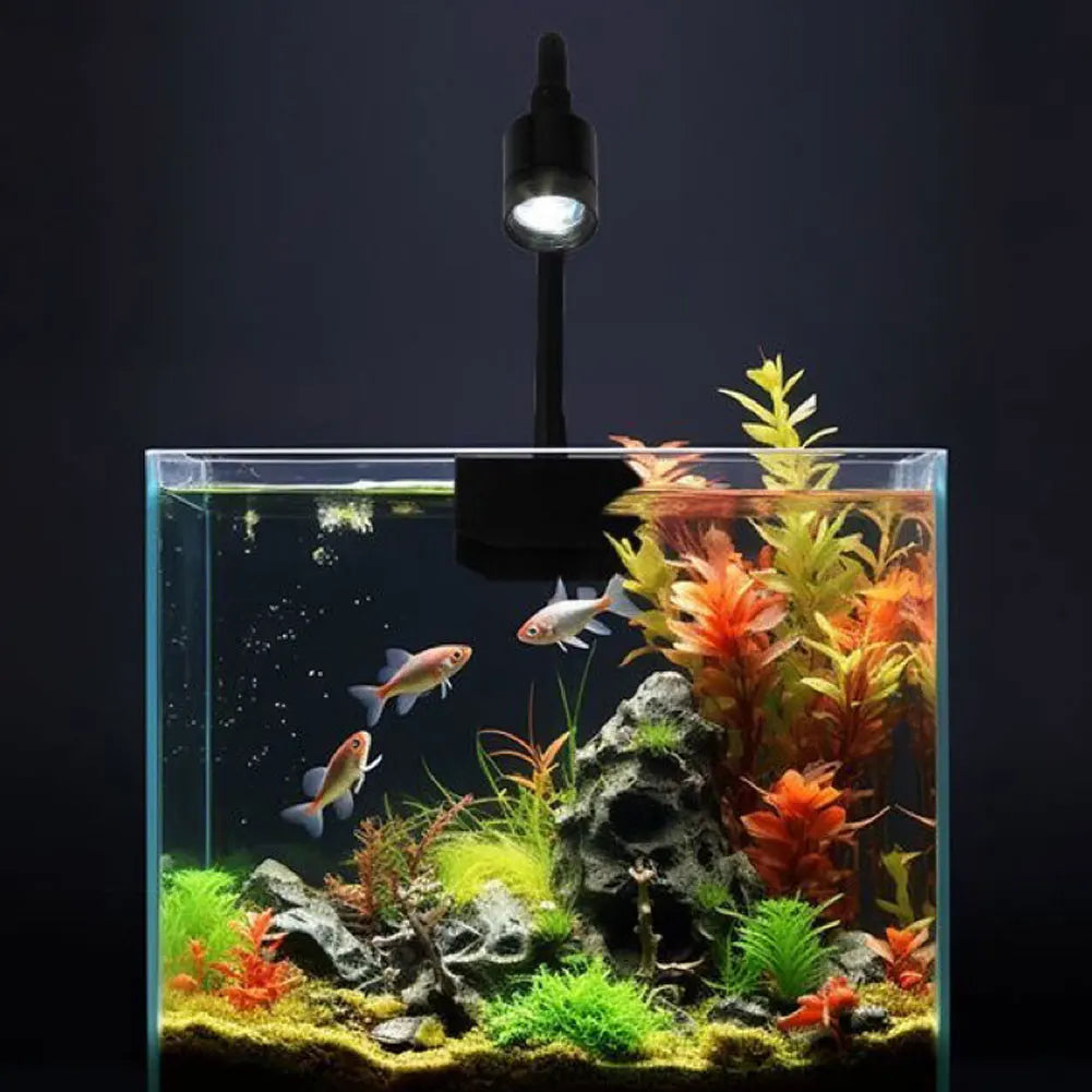 Mini USB Aquarium Light with 360° Rotation Clip Clamp