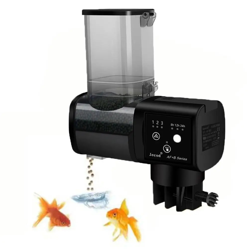 Automatic Fish Feeder with LCD Timer - 250ML/500ML Aquarium Food Dispenser