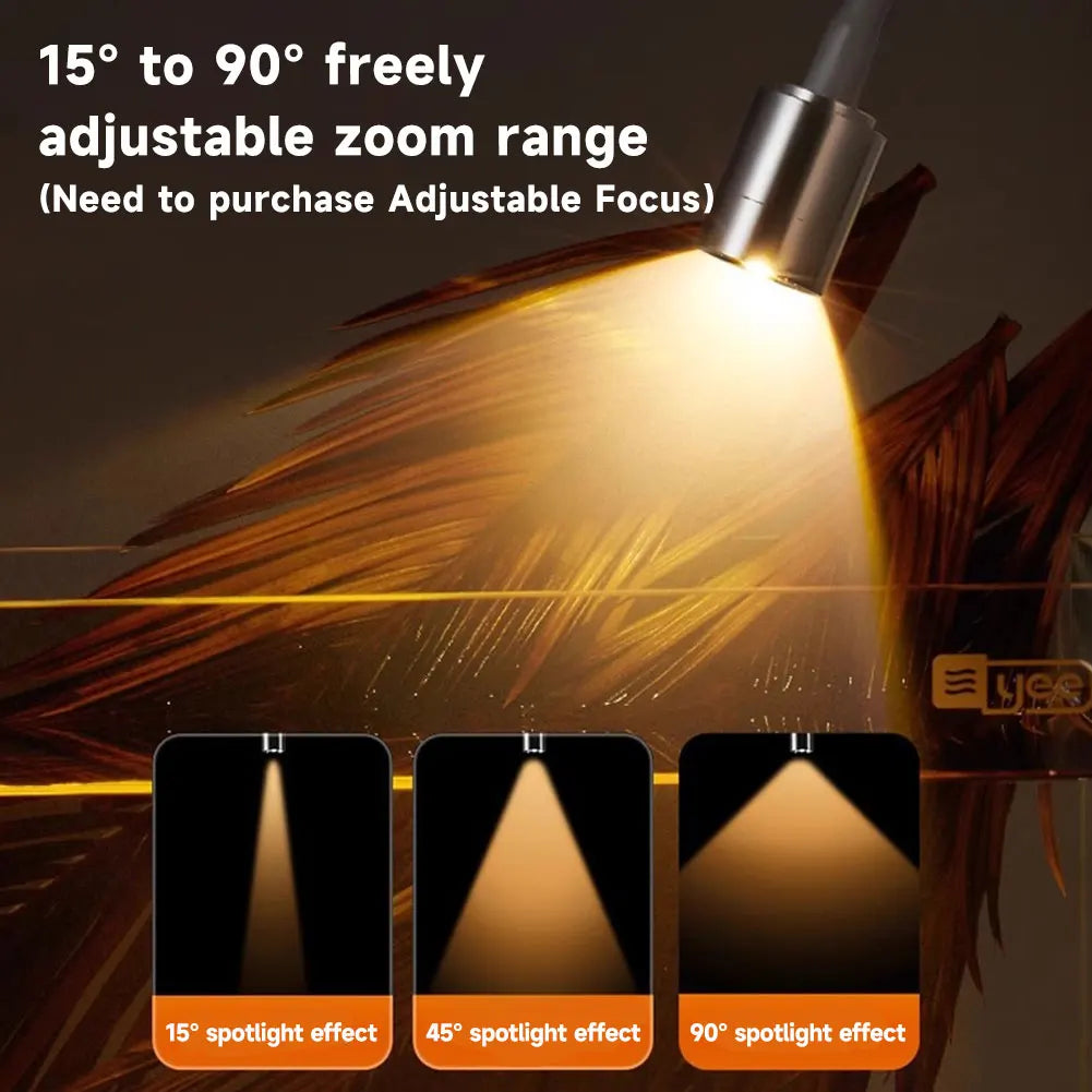 Mini USB Aquarium Light with 360° Rotation Clip Clamp
