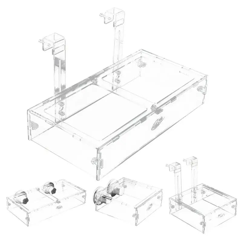 Acrylic Aquarium Shrimp Feeder & Breeding Isolation Box