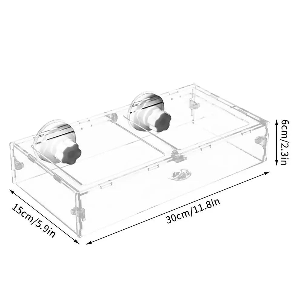 Acrylic Aquarium Shrimp Feeder & Breeding Isolation Box