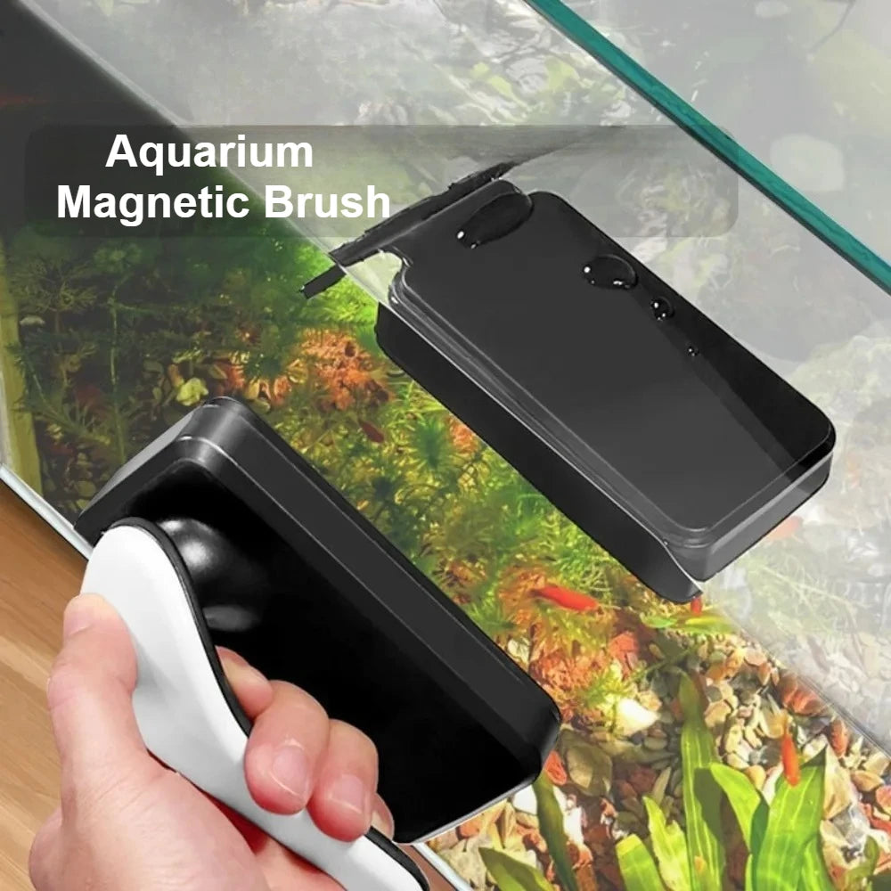 Magnetic Aquarium Glass Cleaner - Algae Scraper for Fish Tank, Scratch Free