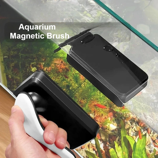Magnetic Aquarium Glass Cleaner - Algae Scraper for Fish Tank, Scratch Free